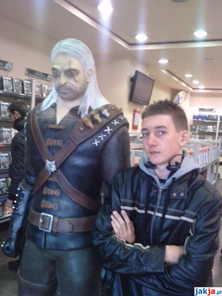 nowszy ja z moim kumplem Geraltem :PPP