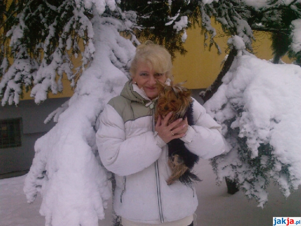 Opis...zima i ja z moj suni